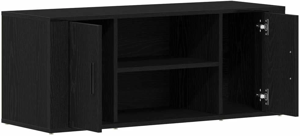 TV staliukas Televizoriaus spintelė 100 x 35 x 40 cm juoda ąžuolo