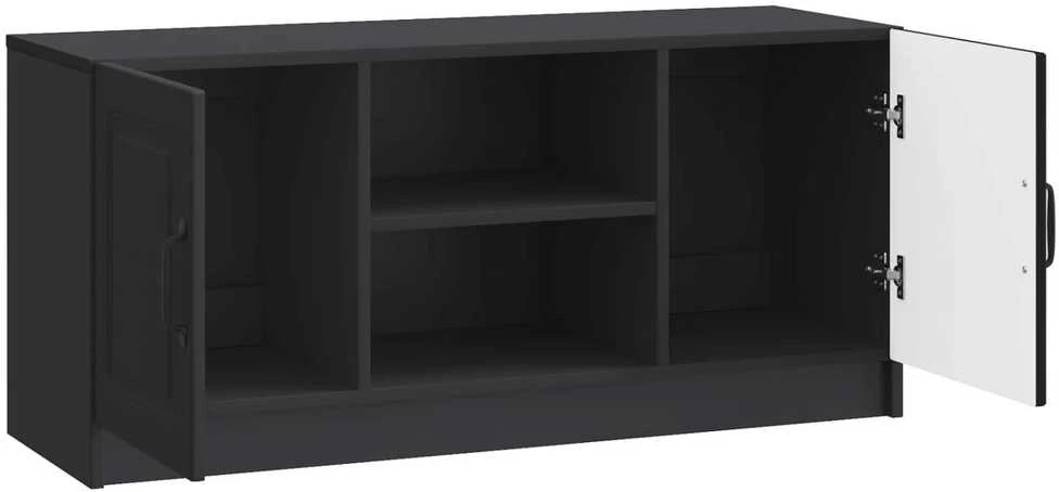 TV staliukas Televizoriaus spintelė Juoda 102 x 34,5 x 47 cm