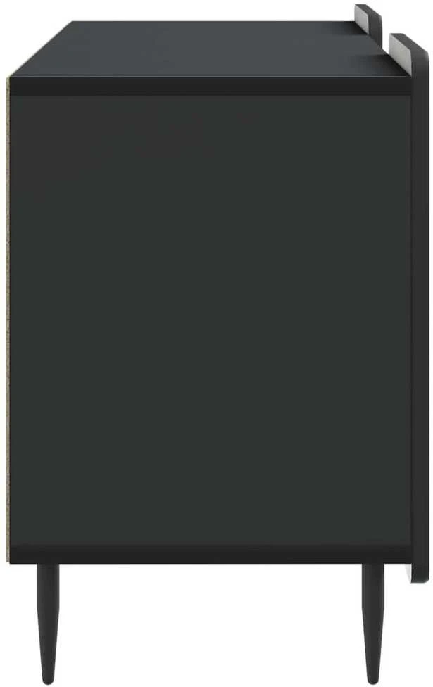 TV staliukas Televizoriaus spintelė 102 x 34,5 x 52 cm Juoda