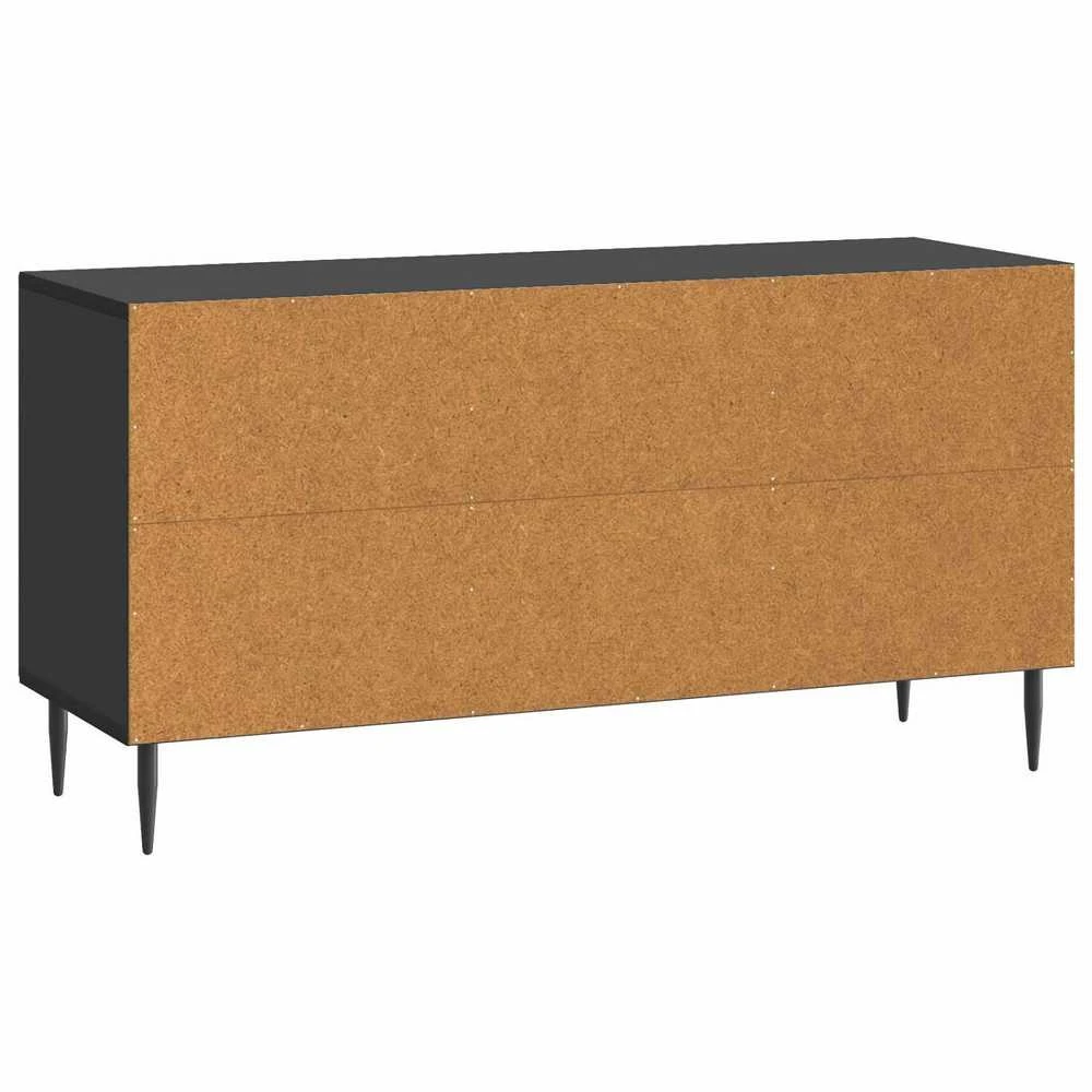 TV staliukas Televizoriaus spintelė Juoda 99 x 34,5 x 50 cm Apdirbta mediena