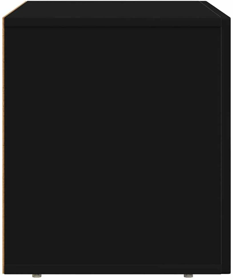 TV staliukas Televizoriaus spintelė ELST 60 x 35 x 40 cm Juoda