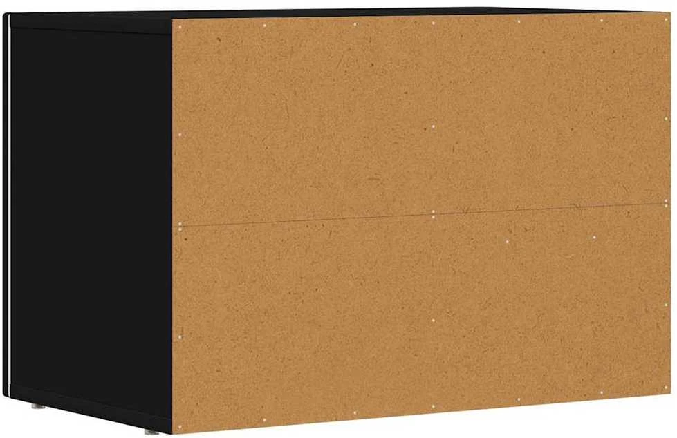TV staliukas Televizoriaus spintelė ELST 60 x 35 x 40 cm Juoda