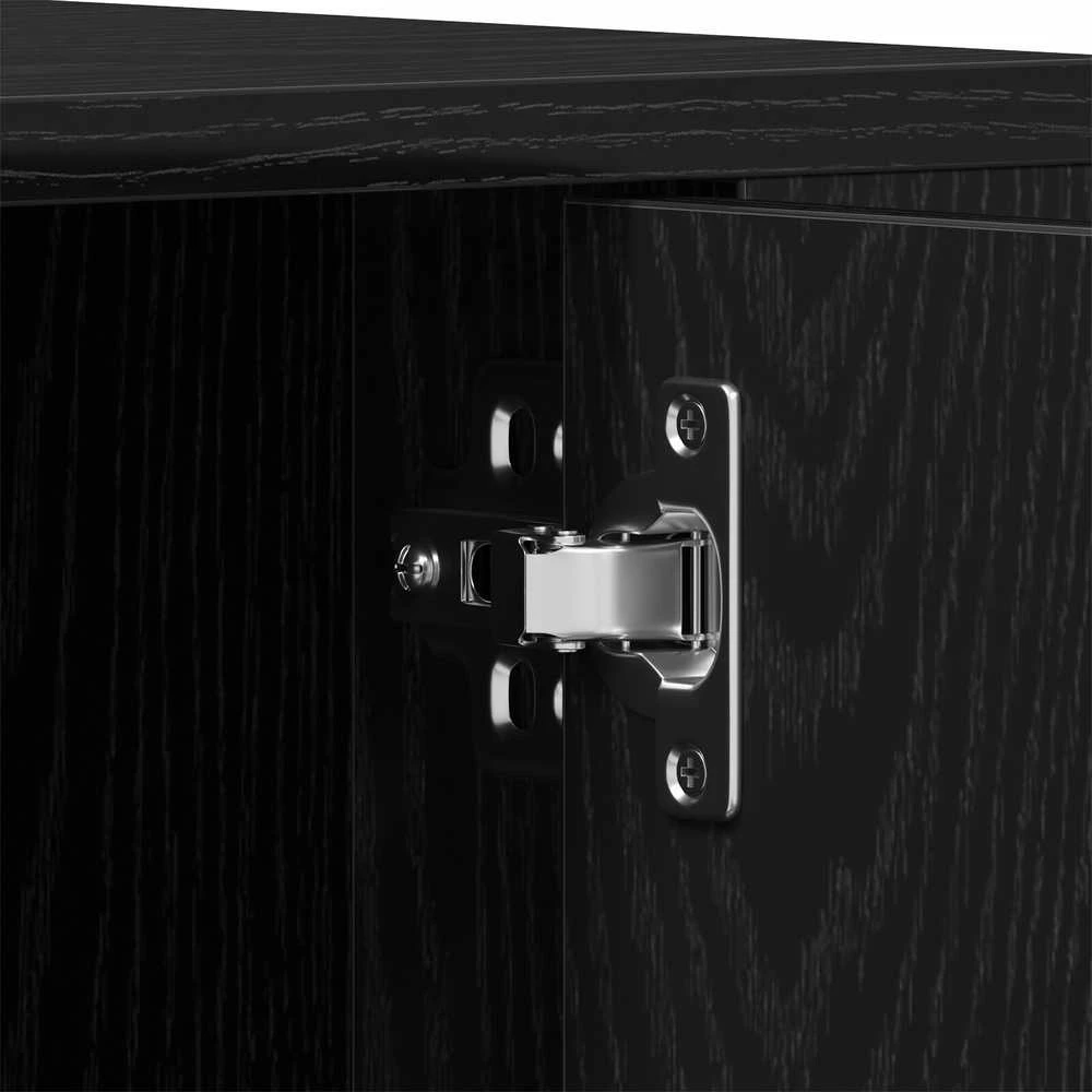 TV staliukas Televizoriaus spintelė 100 x 35 x 40 cm juoda ąžuolo