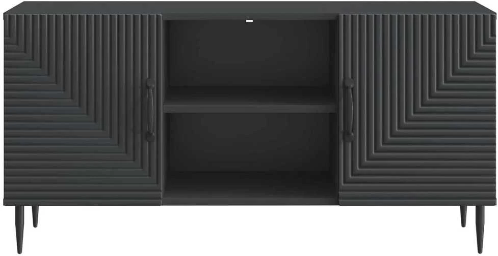 TV staliukas Televizoriaus spintelė Juoda 102 x 34,5 x 50 cm
