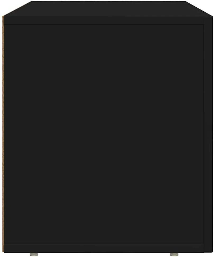 TV staliukas Televizoriaus spintelė ELST 80 x 35 x 40 cm Juoda