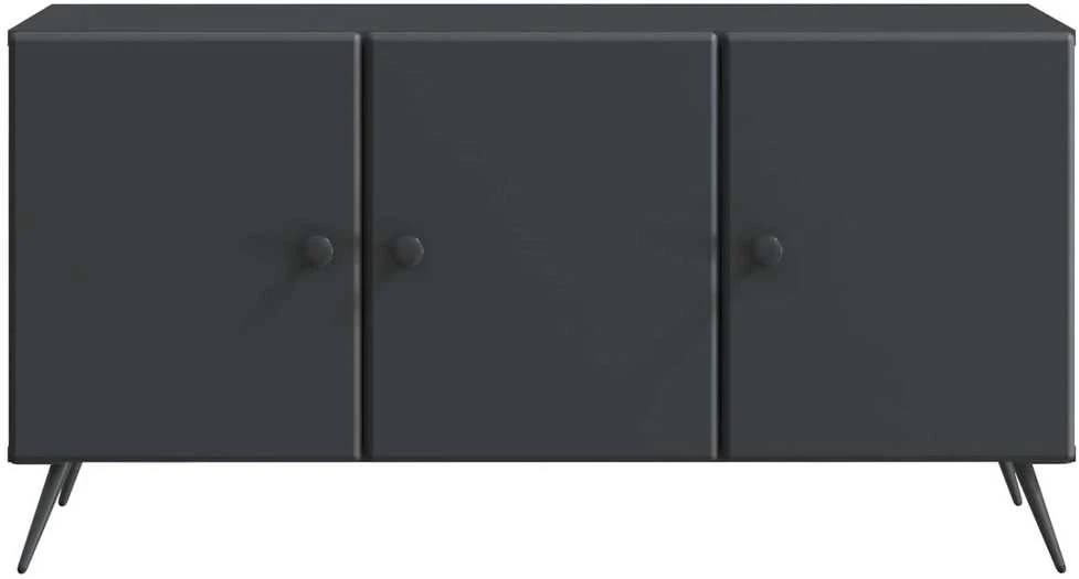 TV staliukas Televizoriaus spintelė Juoda 99 x 34,5 x 50 cm Apdirbta mediena