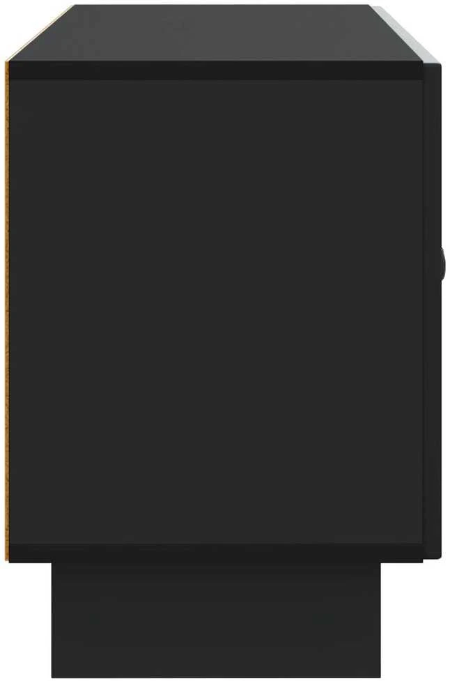 TV staliukas Televizoriaus spintelė 99 x 34,5 x 50 cm Juoda Apdirbta mediena