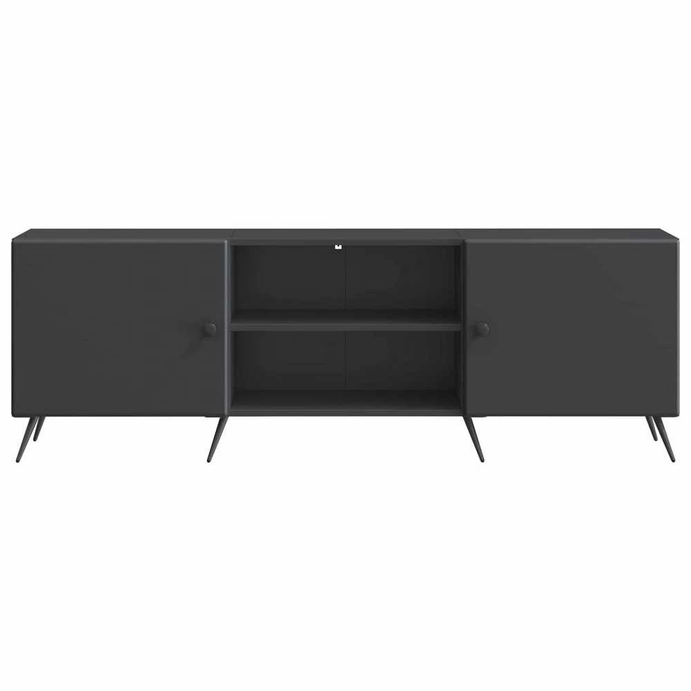 TV staliukas Televizoriaus spintelė 150 x 31 x 50 cm Juoda Apdirbta mediena