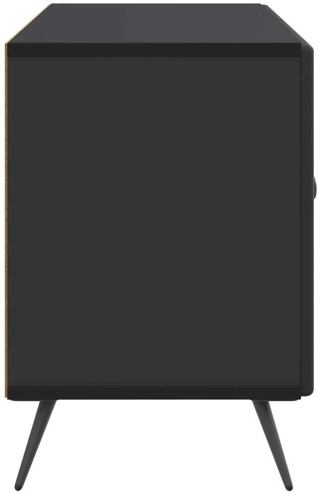 TV staliukas Televizoriaus spintelė Juoda 99 x 34,5 x 50 cm Apdirbta mediena
