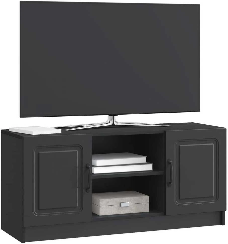 TV staliukas Televizoriaus spintelė Juoda 102 x 34,5 x 47 cm