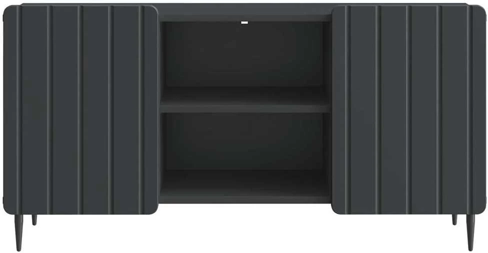 TV staliukas Televizoriaus spintelė 102 x 34,5 x 52 cm Juoda