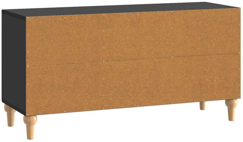 TV staliukas Televizoriaus spintelė 99 x 34,5 x 50 cm Juoda Apdirbta mediena