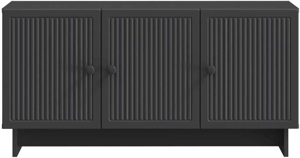TV staliukas Televizoriaus spintelė 99 x 34,5 x 50 cm Juoda Apdirbta mediena
