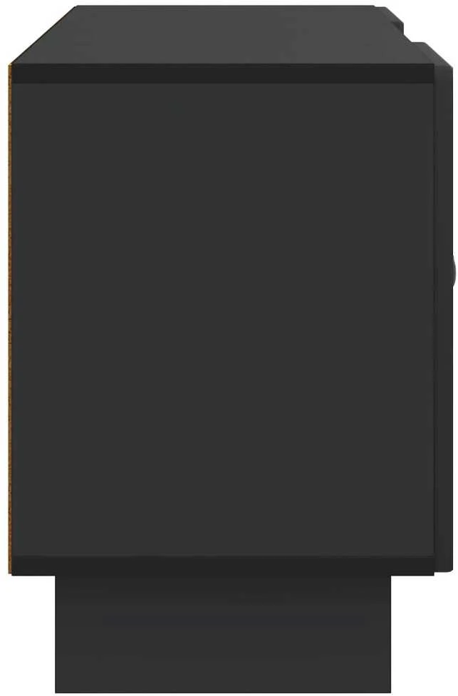 TV staliukas Televizoriaus spintelė 102 x 34,5 x 50 cm Juoda