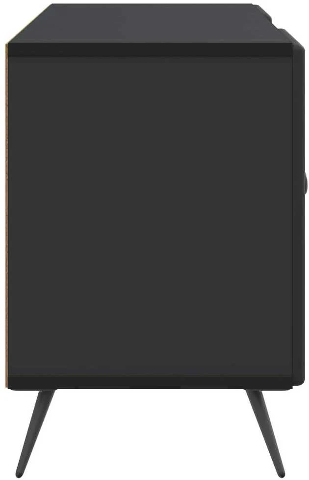 TV staliukas Televizoriaus spintelė 102 x 34,5 x 50 cm Juoda