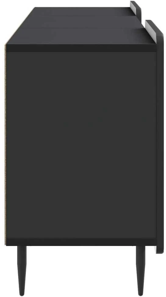 TV staliukas Televizoriaus spintelė Juoda 150 x 31 x 52 cm Apdirbta mediena