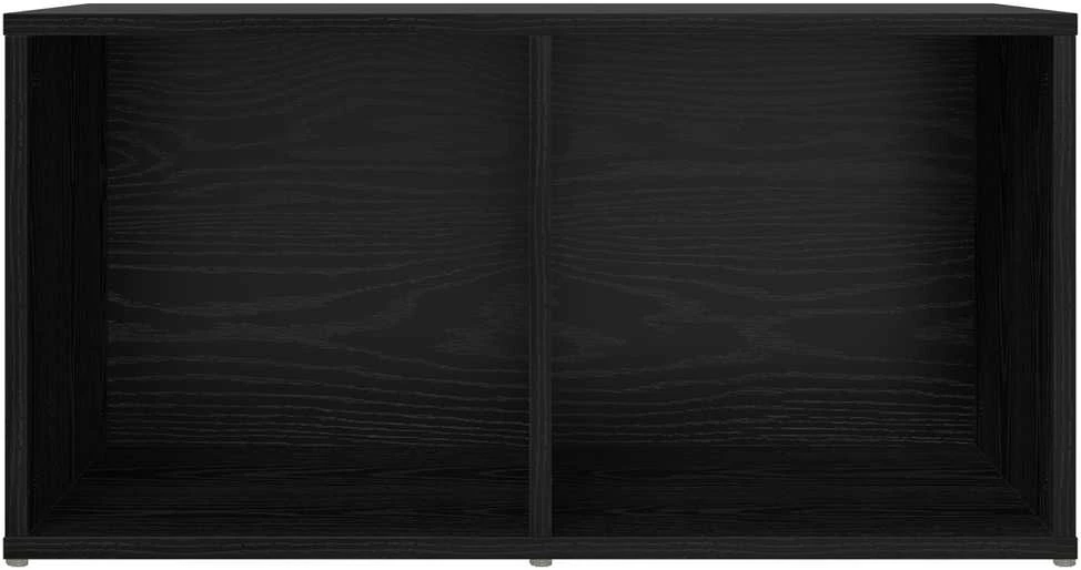 TV staliukas TV spintelių komplektas 72 x 35 x 37 cm Juoda Apdirbta mediena