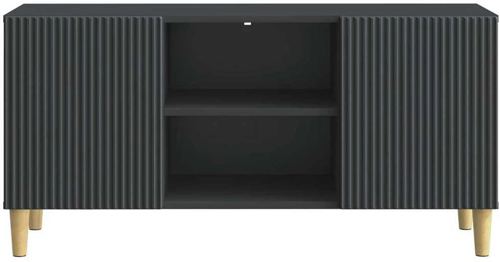 TV staliukas Televizoriaus spintelė 102 x 34,5 x 50 cm Juoda