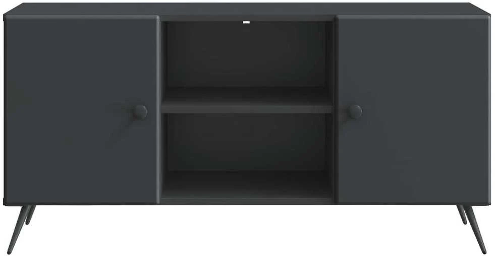 TV staliukas Televizoriaus spintelė 102 x 34,5 x 50 cm Juoda