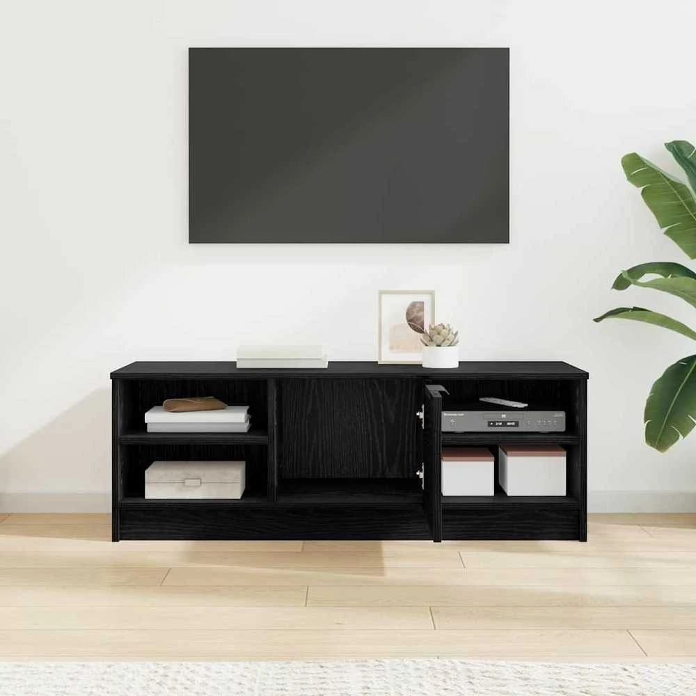 TV staliukas Televizoriaus spintelė 102 x 35 x 36,5 cm Juodas ąžuolas