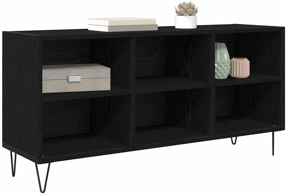 TV staliukas Televizoriaus spintelė 103,5 x 30 x 50 cm Juodas ąžuolas