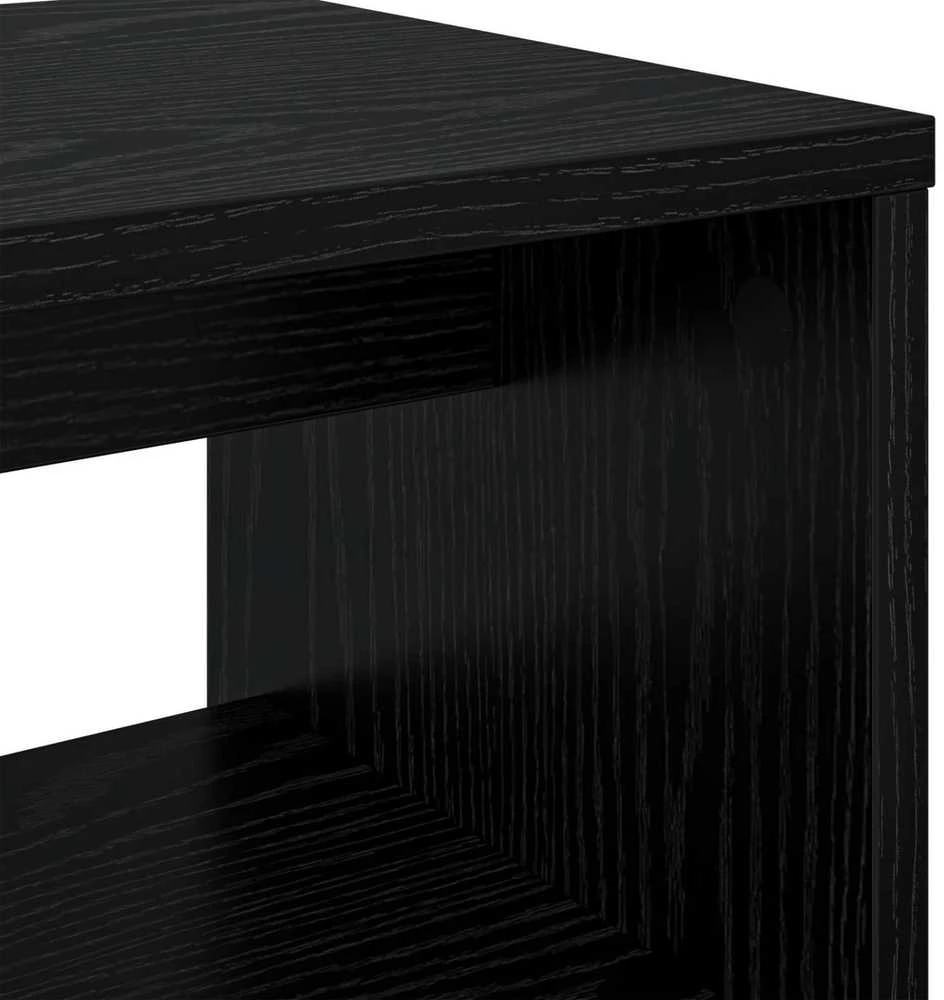 TV staliukas Televizoriaus spintelė 100 x 30 x 40 cm Juodas ąžuolas