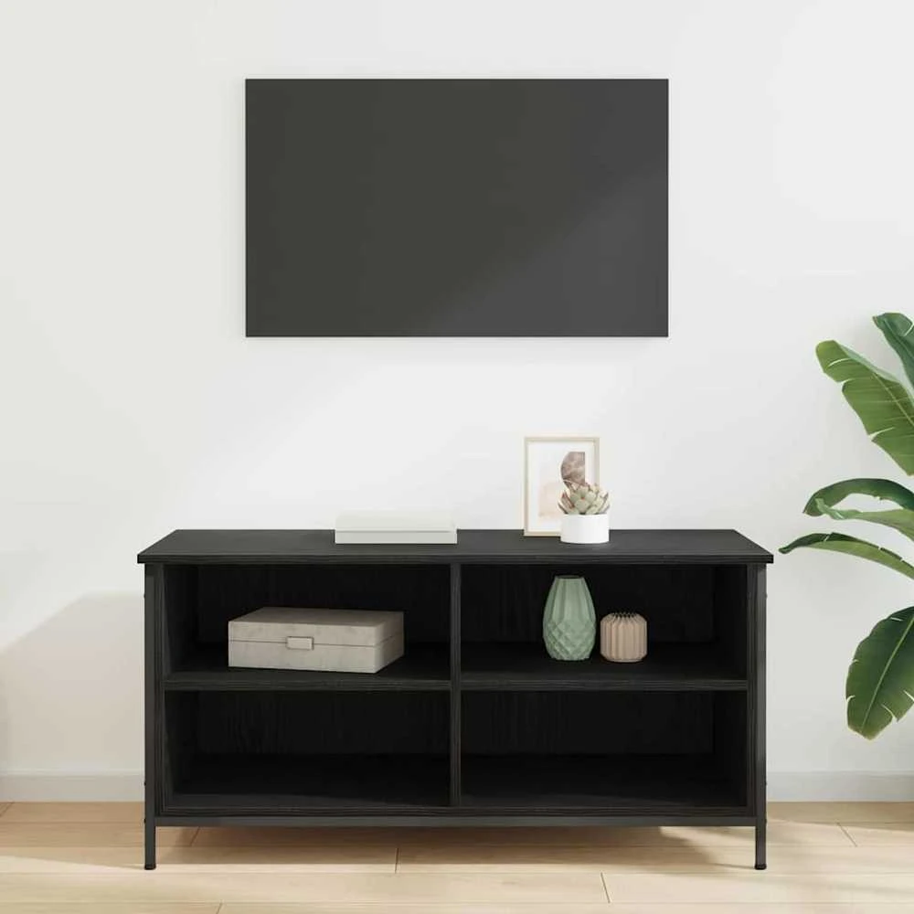 TV staliukas Televizoriaus spintelė 100 x 40 x 50 cm Juodas ąžuolas