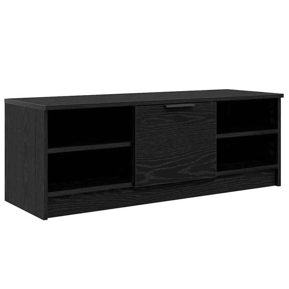 TV staliukas Televizoriaus spintelė 102 x 35 x 36,5 cm Juodas ąžuolas