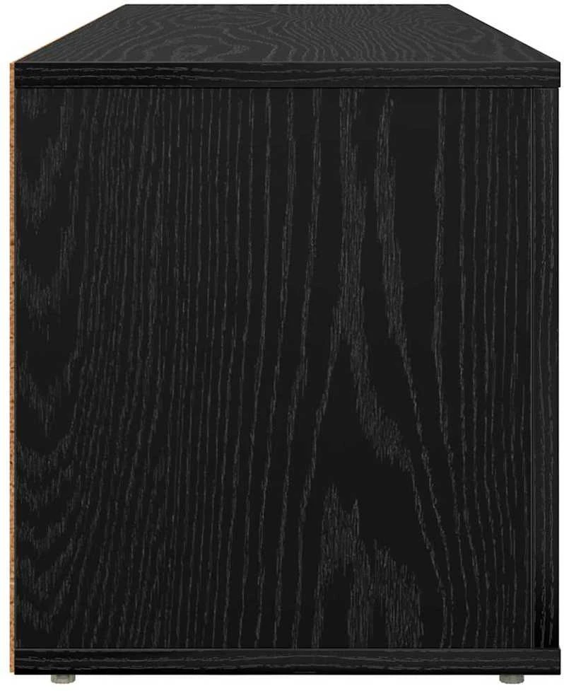TV staliukas Televizoriaus spintelė 100 x 31,5 x 35 cm Juodas ąžuolas