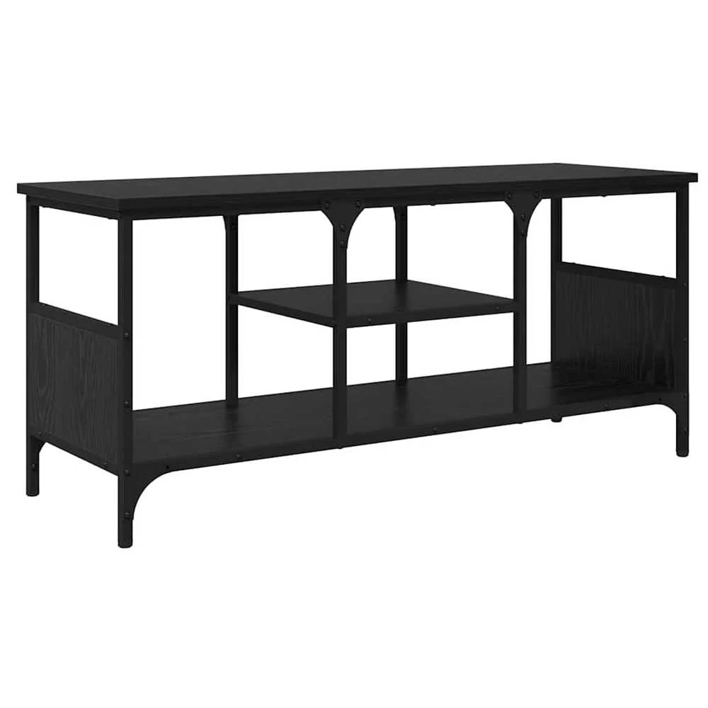 TV staliukas Televizoriaus spintelė Juodas ąžuolas 100 x 35 x 45 cm
