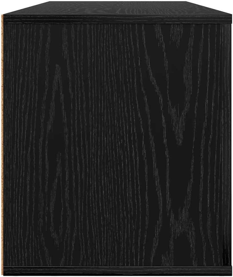 TV staliukas Televizoriaus spintelė 100 x 35 x 40 cm Juodas ąžuolas