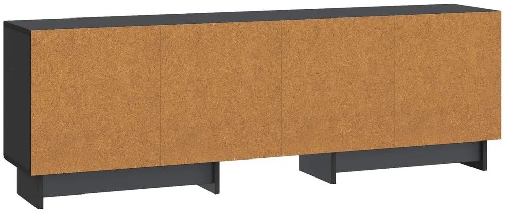 TV staliukas Televizoriaus spintelė 150 x 31 x 50 cm Juoda Dirbtinė mediena