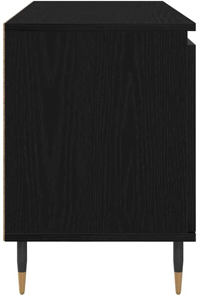 TV staliukas Televizoriaus spintelė 104 x 35 x 50 cm Juodas ąžuolas