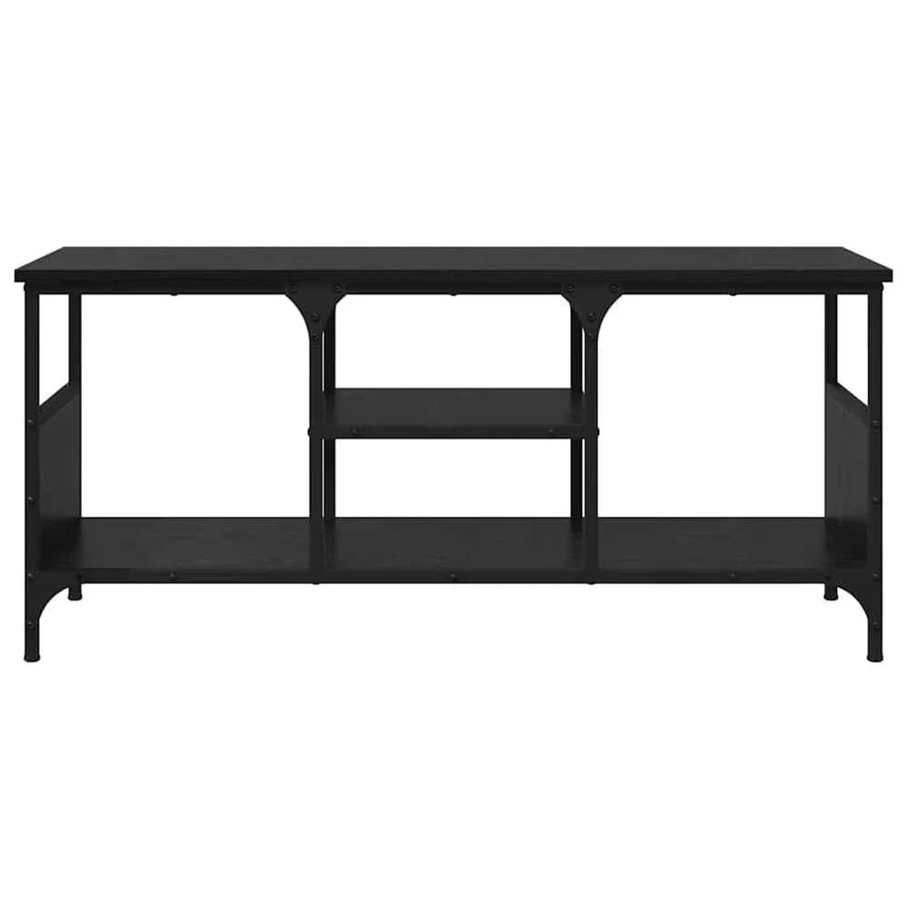 TV staliukas Televizoriaus spintelė Juodas ąžuolas 100 x 35 x 45 cm