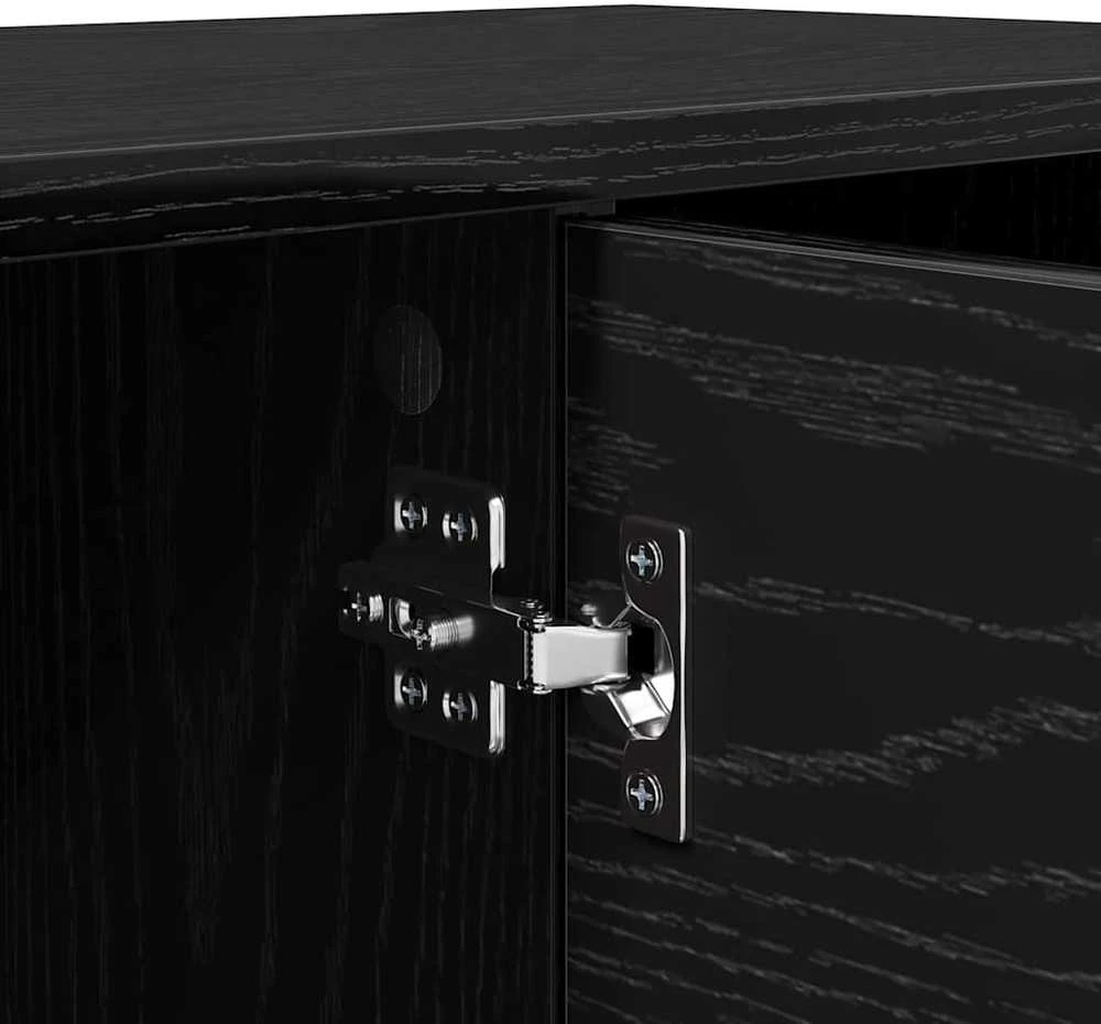 TV staliukas Televizoriaus spintelė 102 x 35 x 36,5 cm Juodas ąžuolas