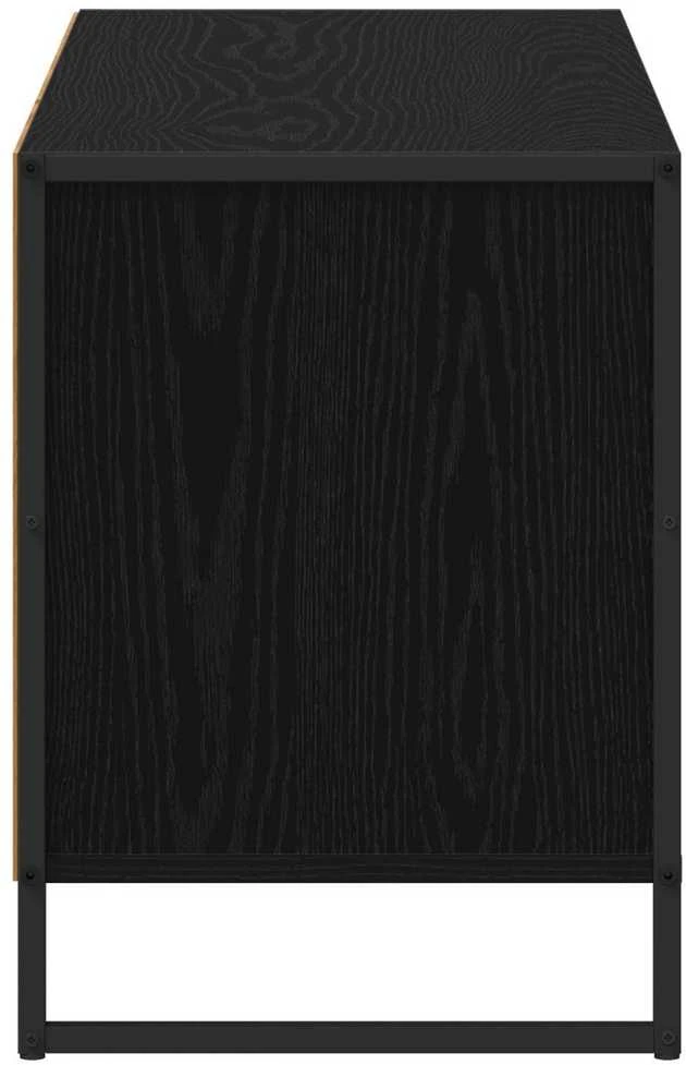 TV staliukas Televizoriaus spintelė 100 x 36 x 49,5 cm Juodas ąžuolas