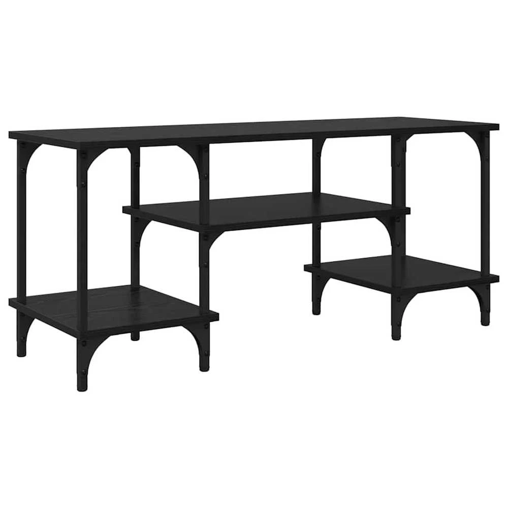 TV staliukas Televizoriaus spintelė Juodas ąžuolas 102 x 35 x 45,5 cm