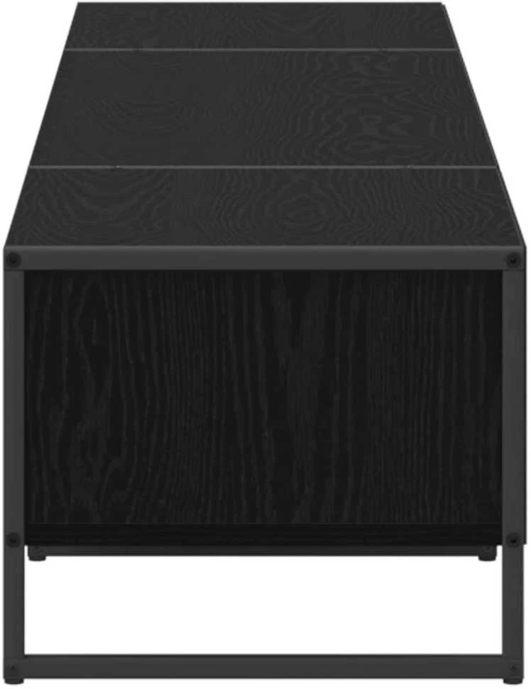 TV staliukas Televizoriaus spintelė 170.5 x 36 x 30.5 cm Juodas ąžuolas