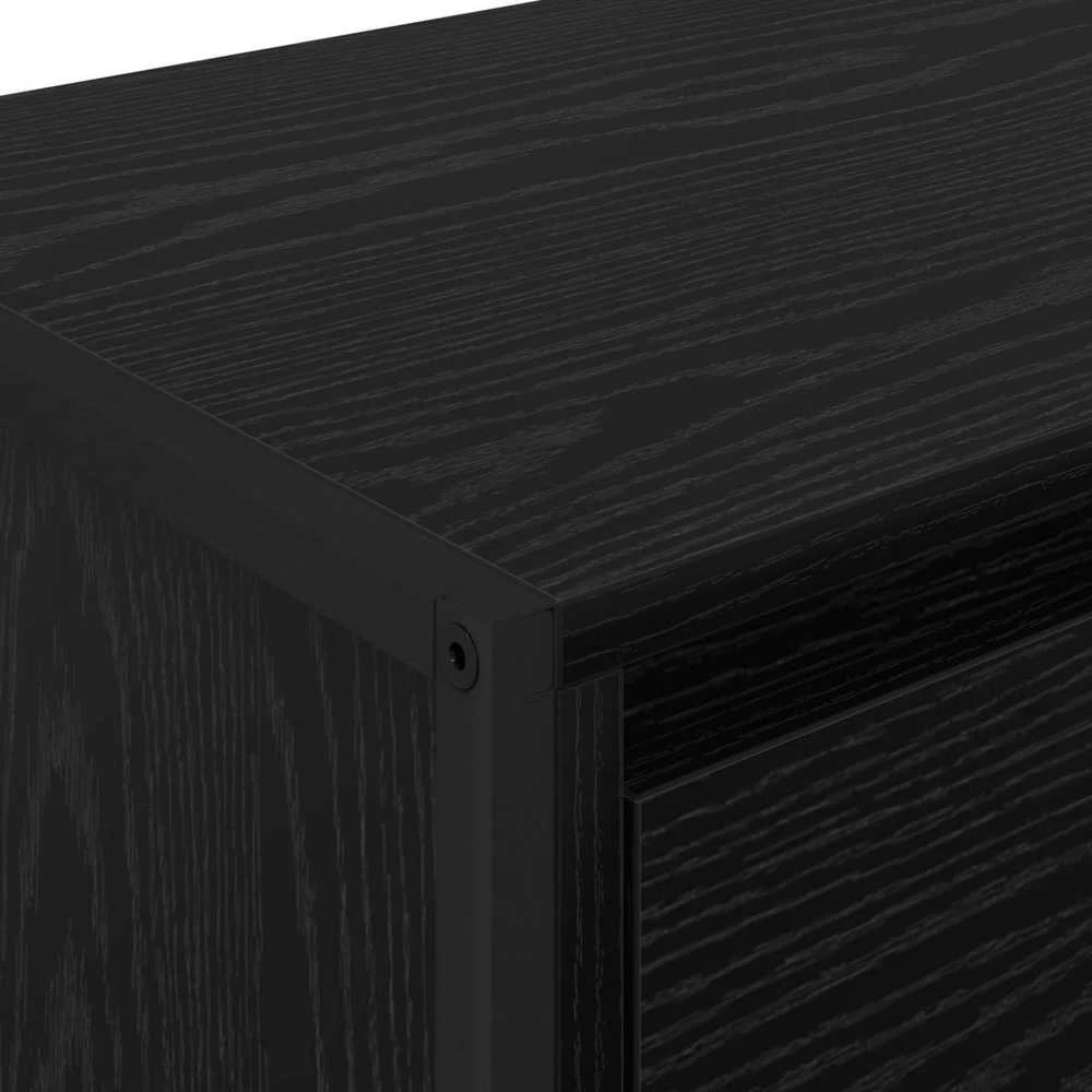 TV staliukas Televizoriaus spintelė 100 x 36 x 49.5 cm Juodas ąžuolas