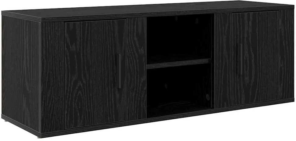 TV staliukas Televizoriaus spintelė 100 x 31,5 x 35 cm Juodas ąžuolas