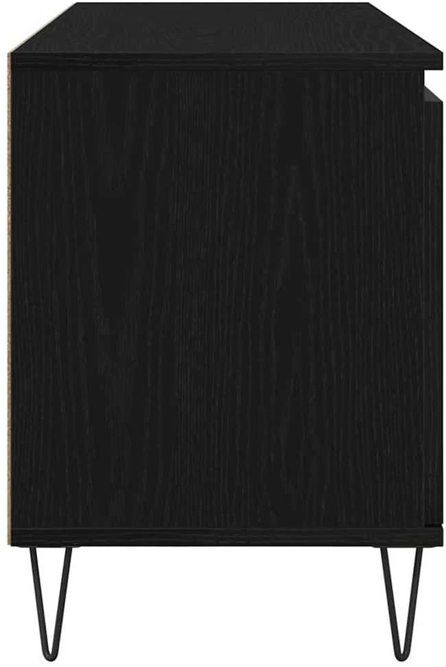 TV staliukas Televizoriaus spintelė 104 x 35 x 50 cm Juodas ąžuolas