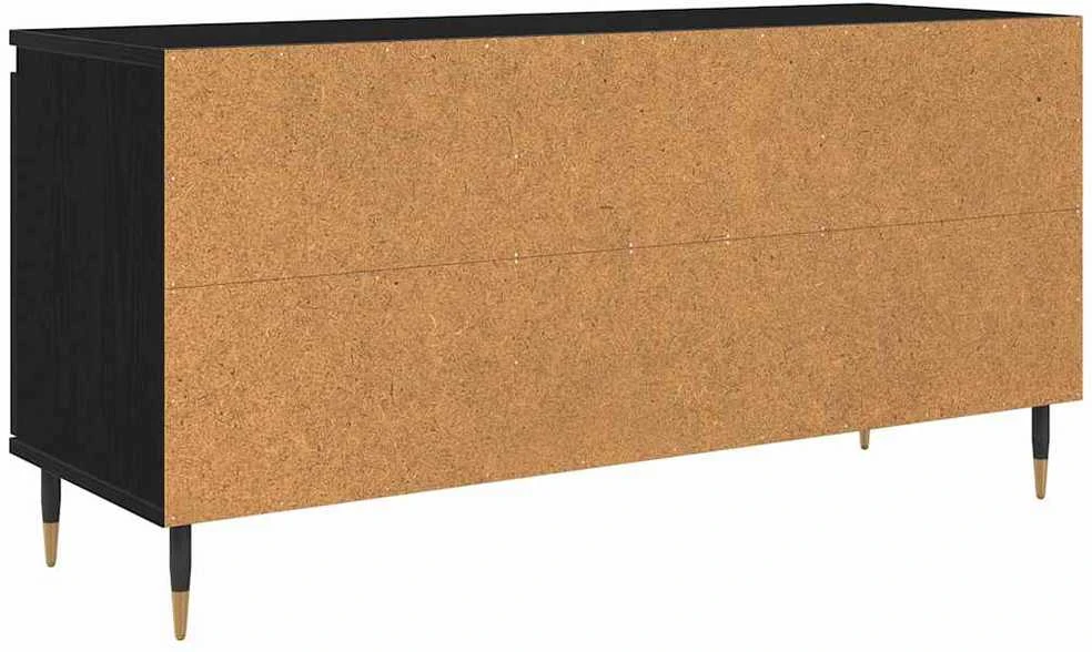 TV staliukas Televizoriaus spintelė 104 x 35 x 50 cm Juodas ąžuolas