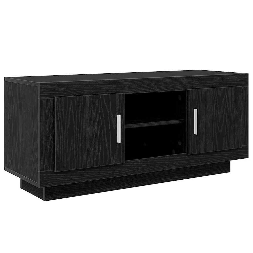 TV staliukas Televizoriaus spintelė 102 x 35 x 45 cm Juodas ąžuolas