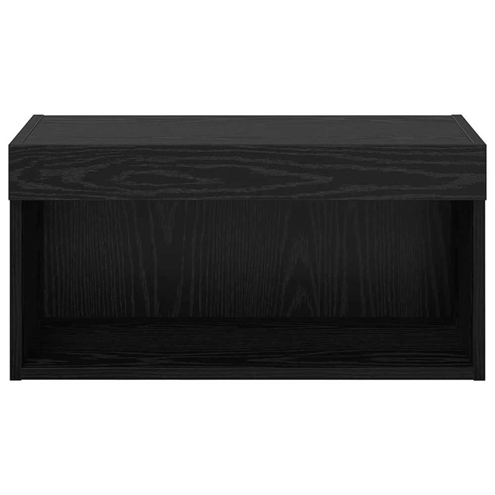 TV staliukas TV spintelių komplektas 60 x 30 x 30 cm Juodas ąžuolas