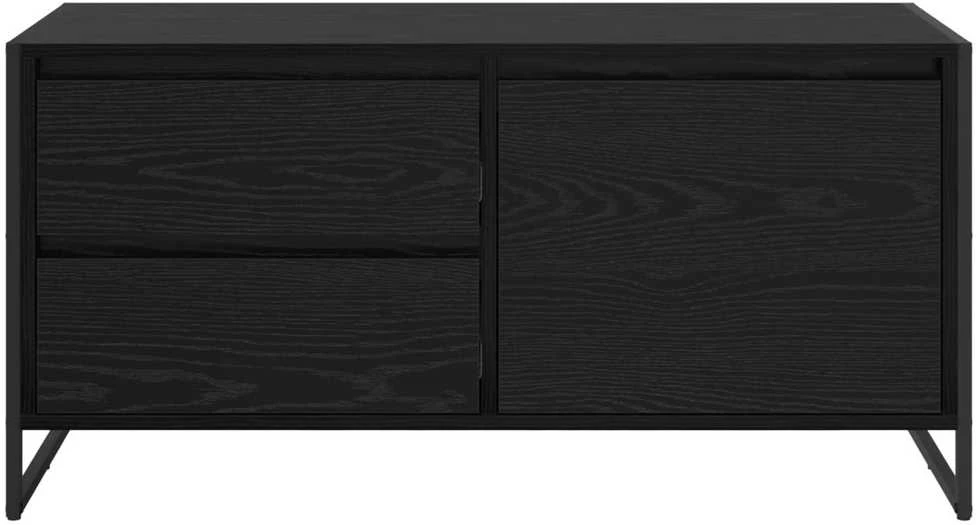 TV staliukas Televizoriaus spintelė 100 x 36 x 49.5 cm Juodas ąžuolas