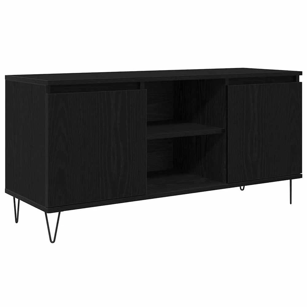 TV staliukas Televizoriaus spintelė 104 x 35 x 50 cm Juodas ąžuolas