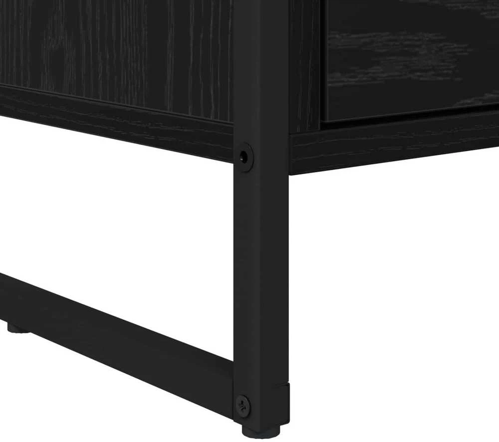 TV staliukas Televizoriaus spintelė 100 x 36 x 49.5 cm Juodas ąžuolas