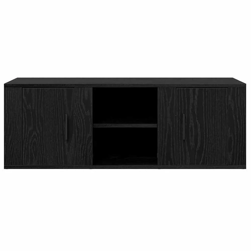 TV staliukas Televizoriaus spintelė 100 x 31,5 x 35 cm Juodas ąžuolas