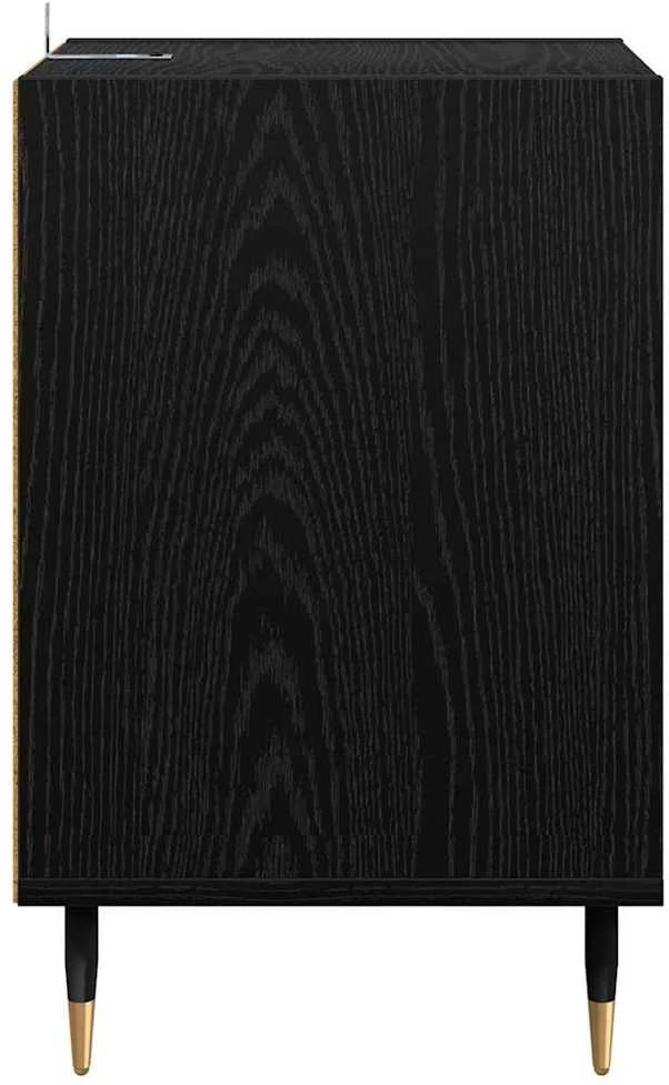 TV staliukas Televizoriaus spintelė 100 x 35 x 55 cm Juodas ąžuolas