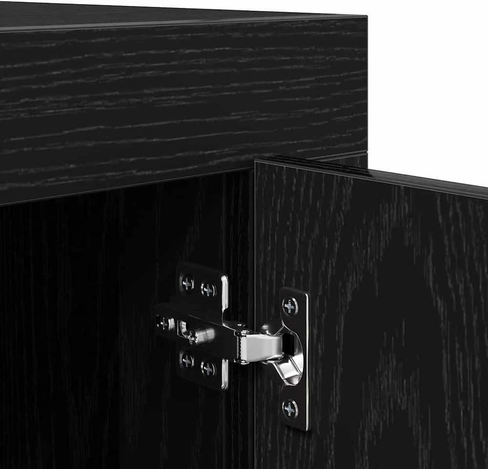 TV staliukas Televizoriaus spintelė 102 x 35 x 45 cm Juodas ąžuolas